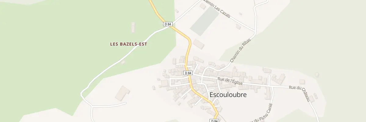 Plan du 6 Rue de l’Aguzou à Escouloubre