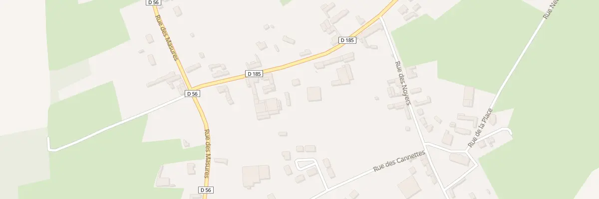 Plan du 39 Rue de l’Abbaye à Prouville