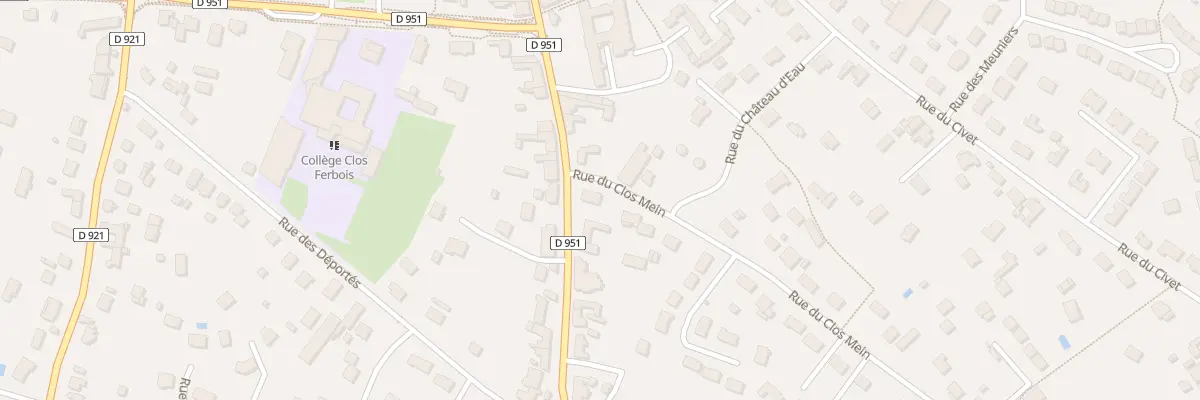 Plan du 2 Rue du Clos Mein à Jargeau