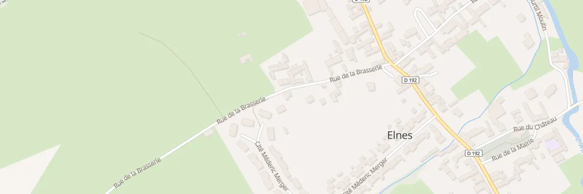 Plan du 9 Rue de la Brasserie à Elnes