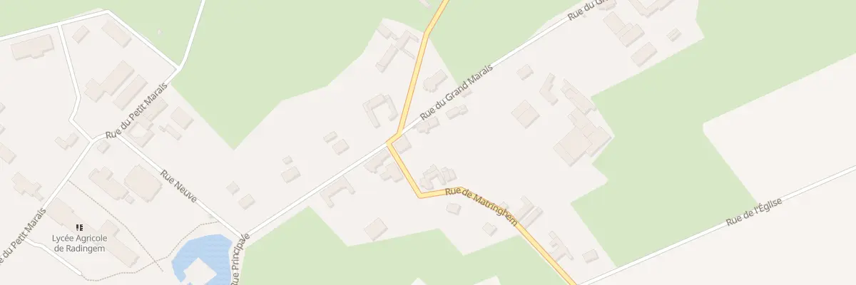 Plan du 2 Rue du Grand Marais à Radinghem