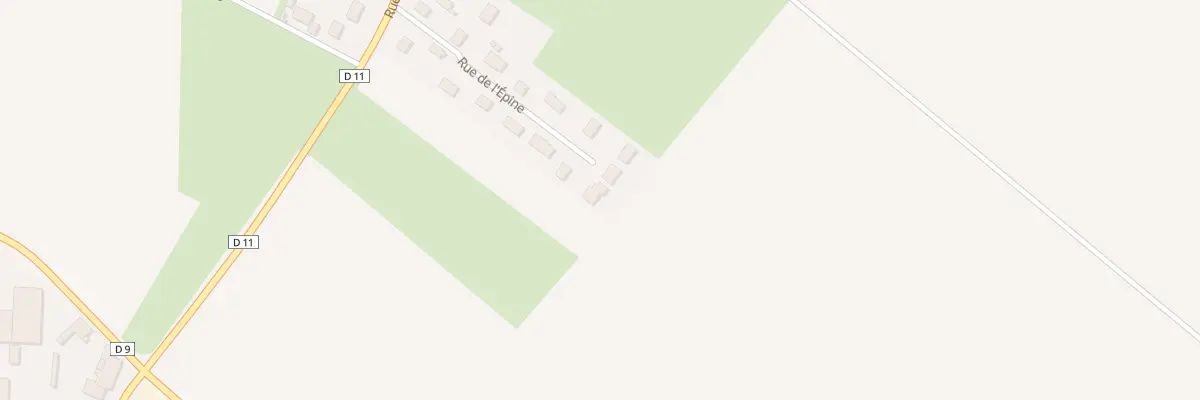 Plan du 12 Rue de l’Epine à Auchy-la-Montagne