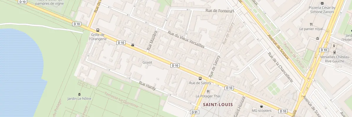 Plan du 27 Rue de l’Orangerie à Versailles