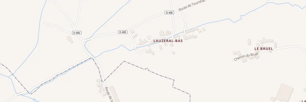 Plan du 5127 Lauzeral Bas à Sonnac
