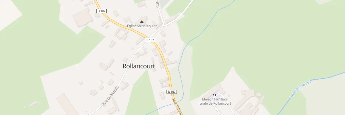 Plan du 8 Rue Principale à Rollancourt