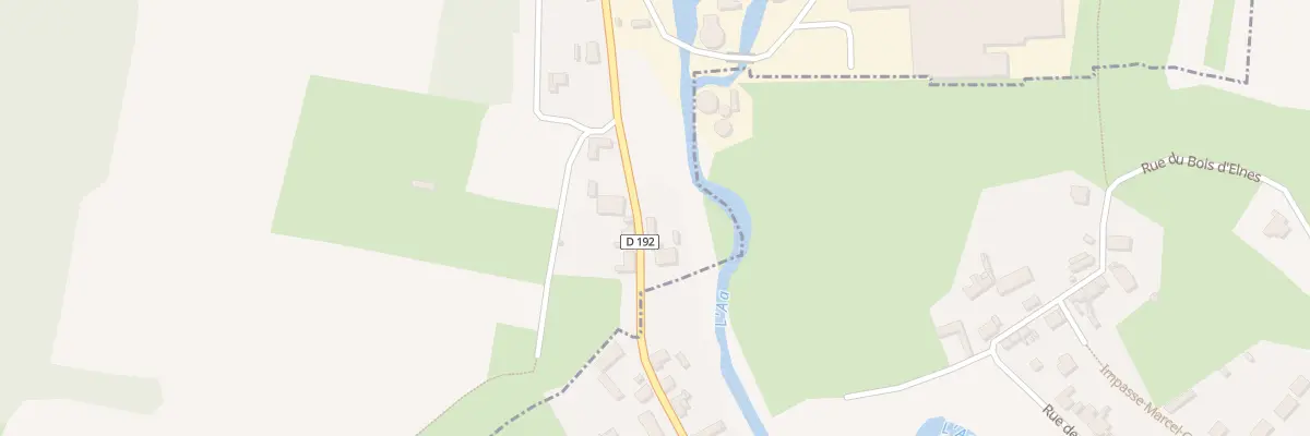 Plan du 75 Rue du Docteur Pontier à Lumbres