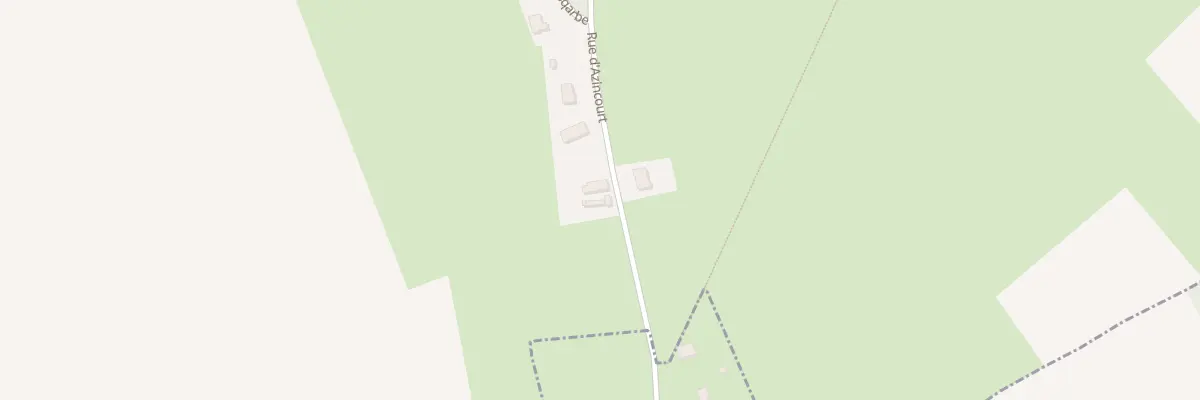 Plan du 36 Rue d’Azincourt à Ruisseauville