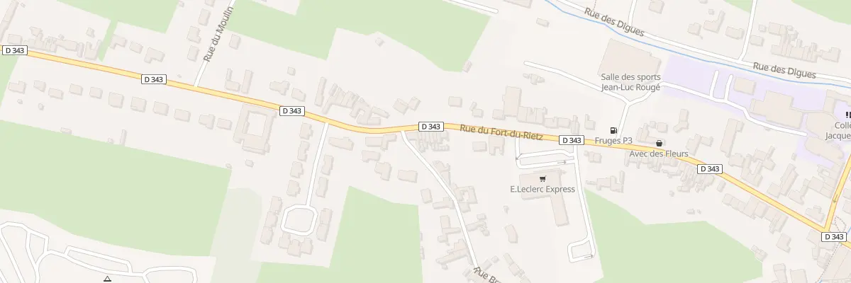 Plan du 95 Rue du Fort du Rietz à Fruges