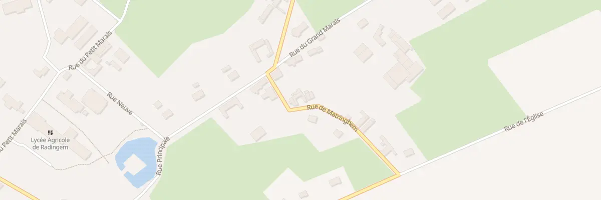 Plan du 1 Rue de Matringhem à Radinghem
