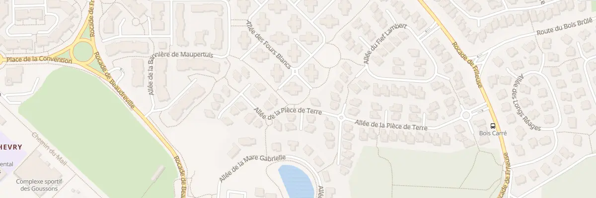 Plan du 42 All des Fours Blancs à Gif-sur-Yvette