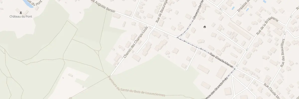Plan du 16 Rue Auguste Renoir à Louveciennes