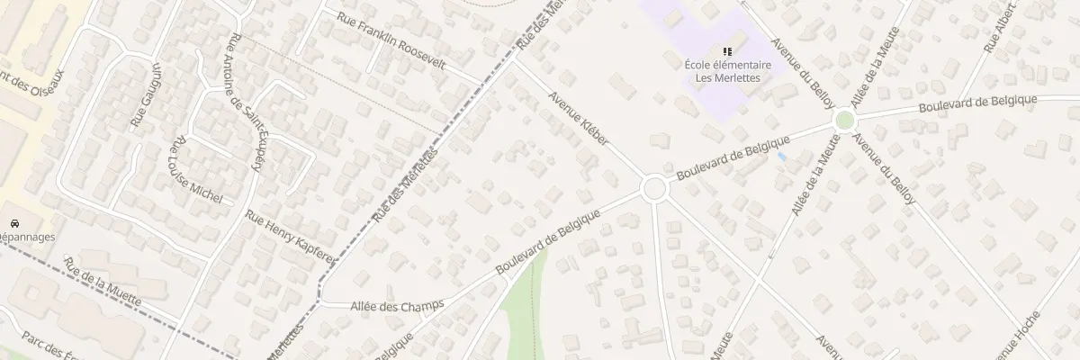 Plan du 58 Bd de Belgique au Vésinet