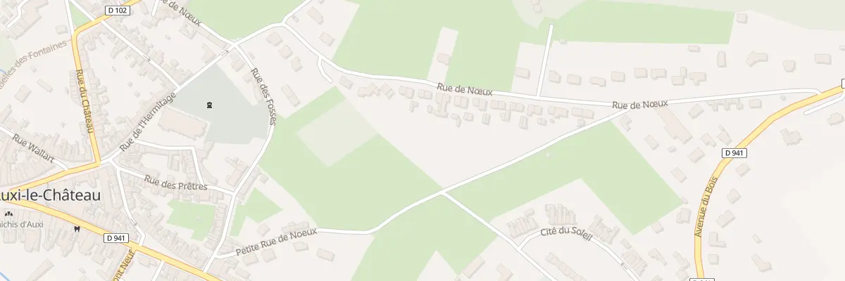 Plan du 12 Rue de Noeux à Auxi-le-Château