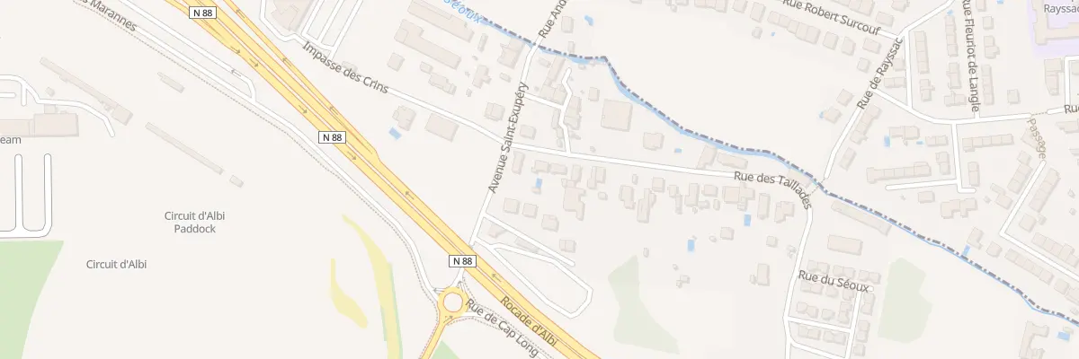 Plan du 3 Rue des Taillades au Sequestre