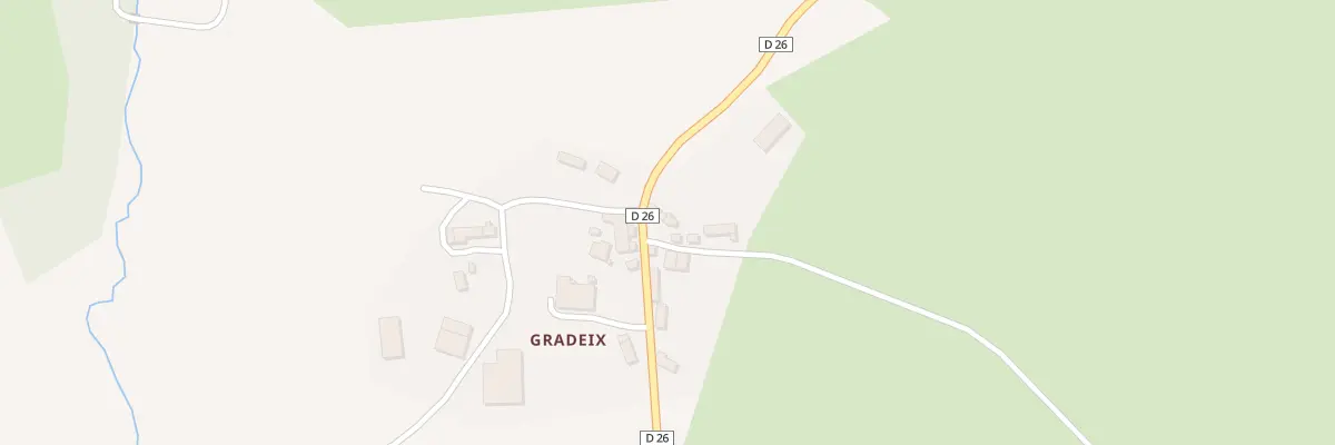 Plan du 5137 Gradeix à Gioux