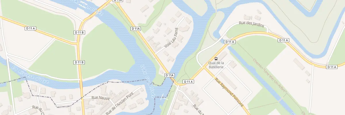 Plan du 23 Quai de la Batellerie à Gravelines