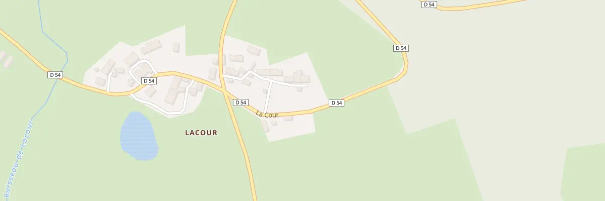 Plan du 3 La Cour à Issoudun-Létrieix