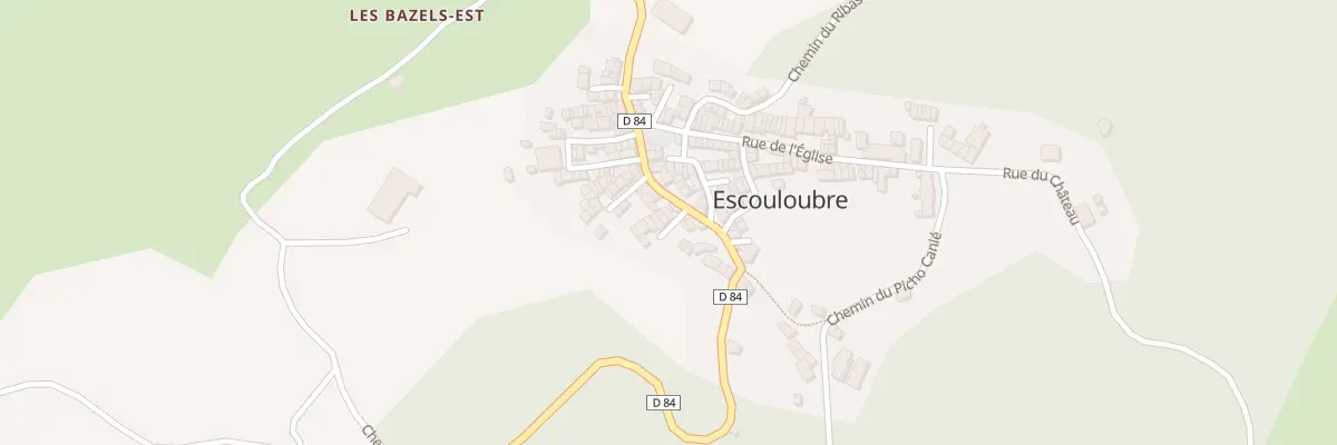 Plan du 79 Le Village à Escouloubre