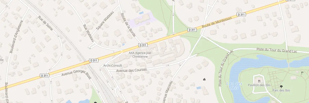 Plan du 65 Rte de Montesson au Vésinet