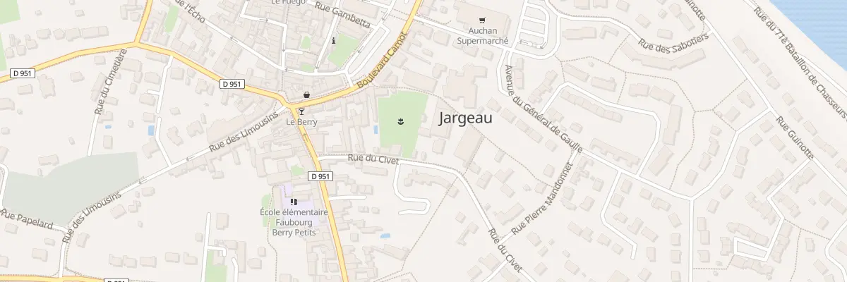 Plan du 9 Rue du Civet à Jargeau
