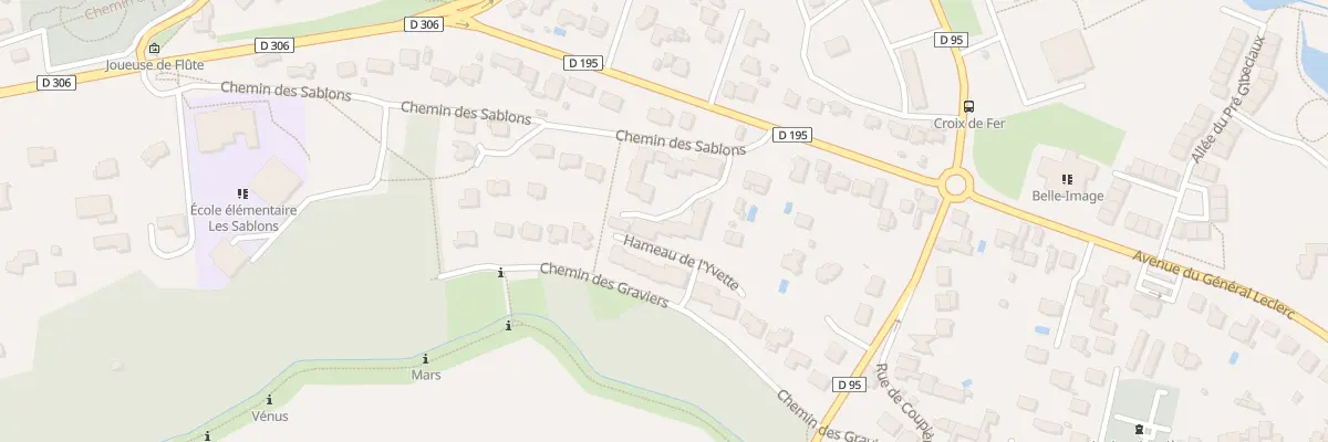 Plan du 9001 Che des Sablons à Gif-sur-Yvette