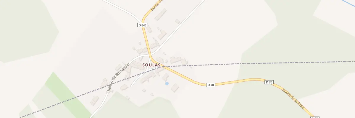 Plan du 143 Soulas à Saint-Ambroix