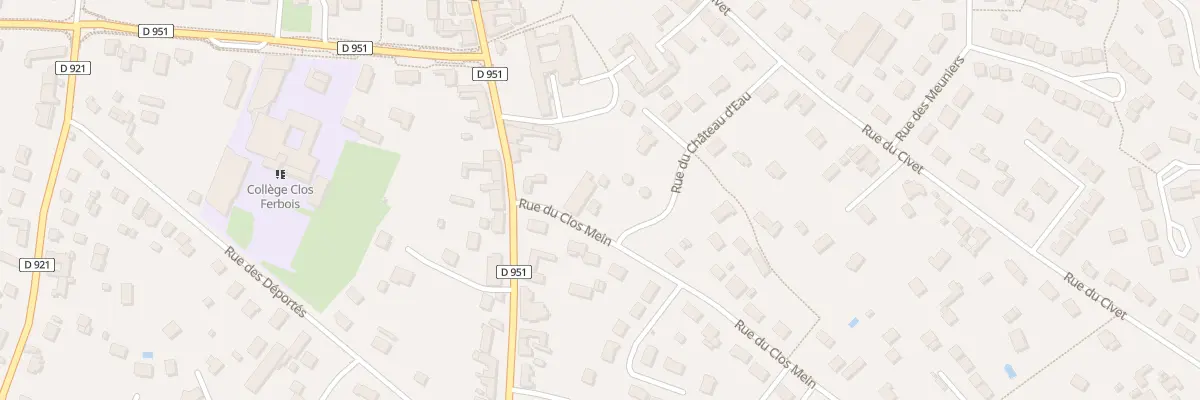 Plan du 3 Rue du Clos Mein à Jargeau