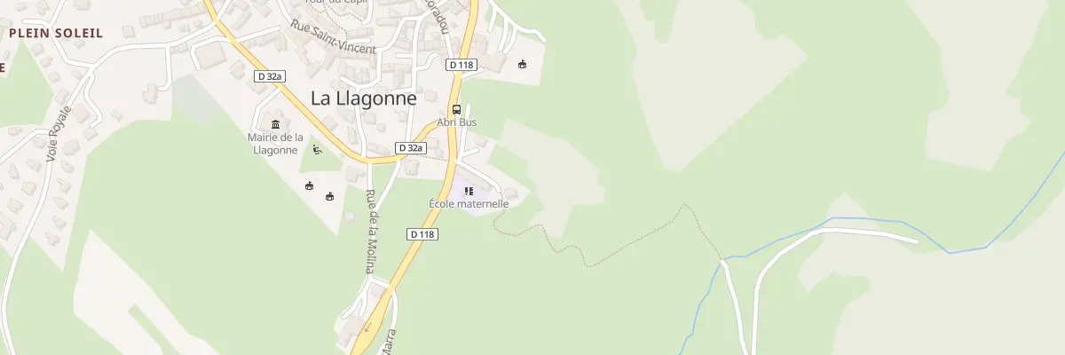 Plan du 6 La Cardose à La Llagonne