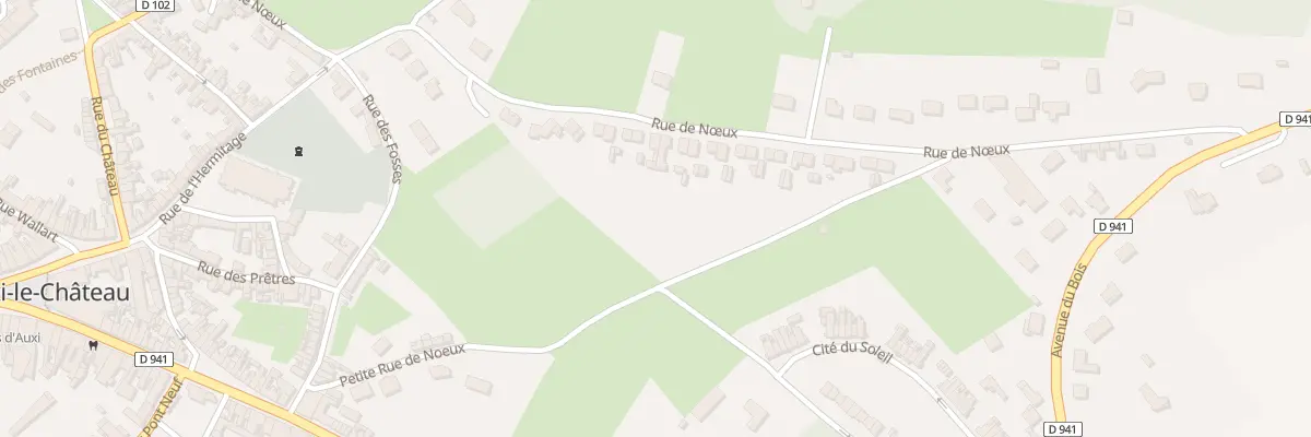 Plan du 16 Rue de Noeux à Auxi-le-Château