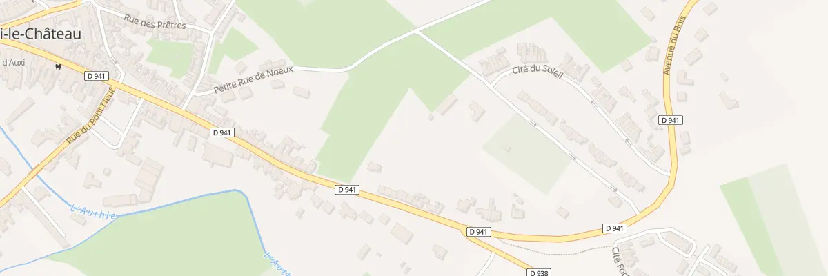 Plan du 91 Rue du Général de Gaulle à Auxi-le-Château