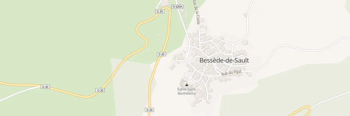Plan du 65A Le Village à Bessède-de-Sault