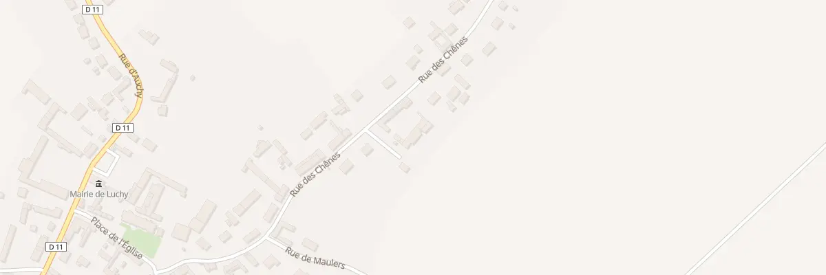 Plan du 20B Rue des Chênes à Luchy