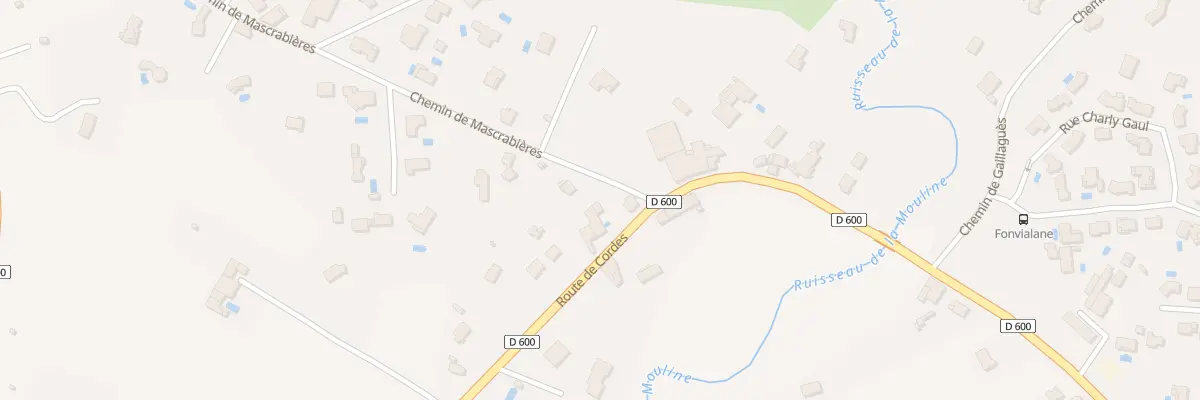 Plan du 146 Rte de Cordes à Albi