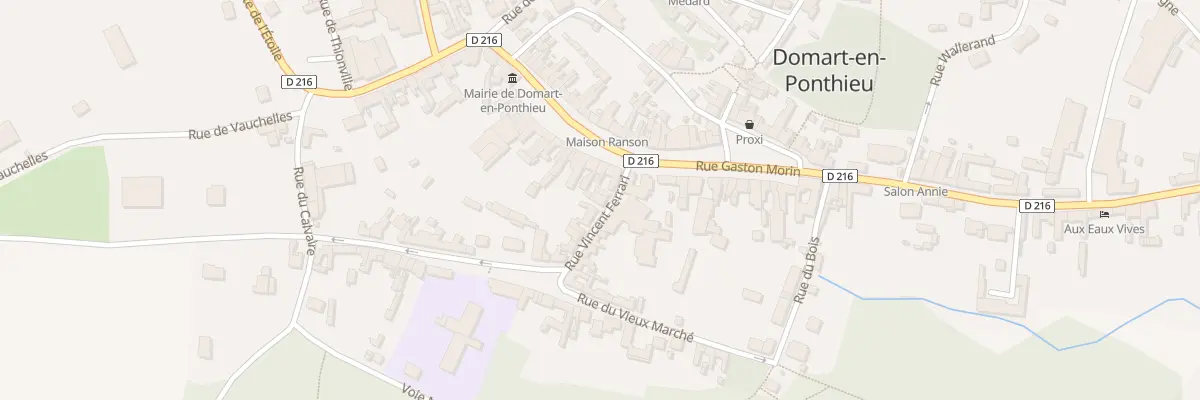 Plan du 2B Rue Vincent Ferrari à Domart-en-Ponthieu