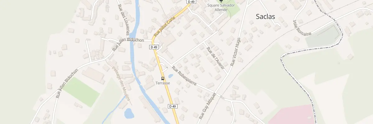 Plan du 2 Rue des Ouches de Chatillon à Saclas