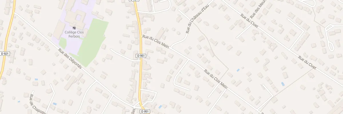 Plan du 4B Rue du Clos Mein à Jargeau