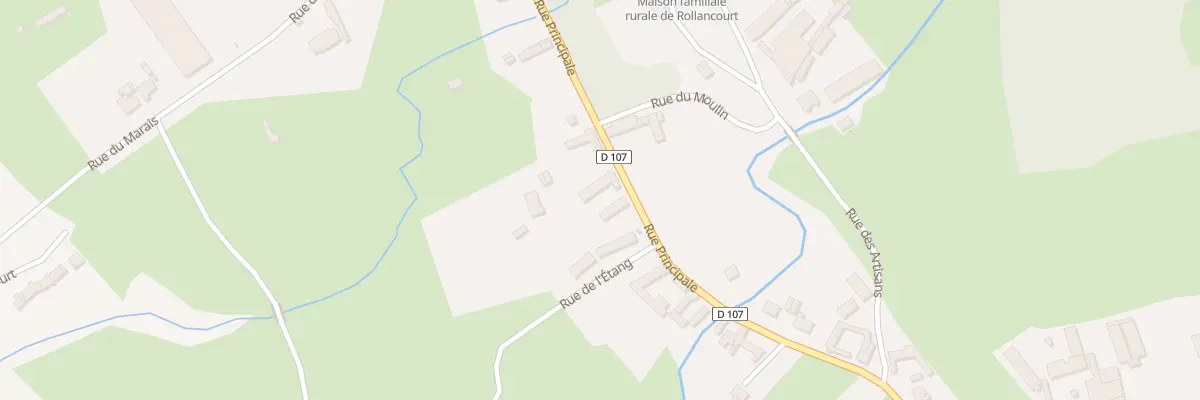Plan du 21 Rue Principale à Rollancourt