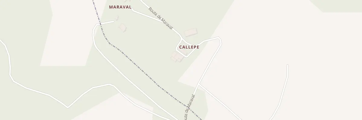 Plan du 402 Rte de Maraval à Lombers