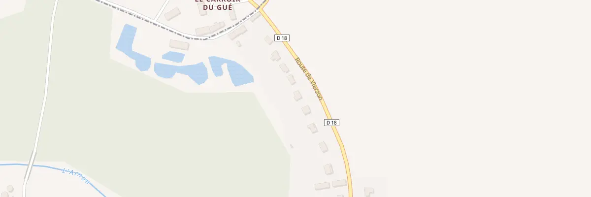Plan du 37 Rte de Vierzon à Chârost