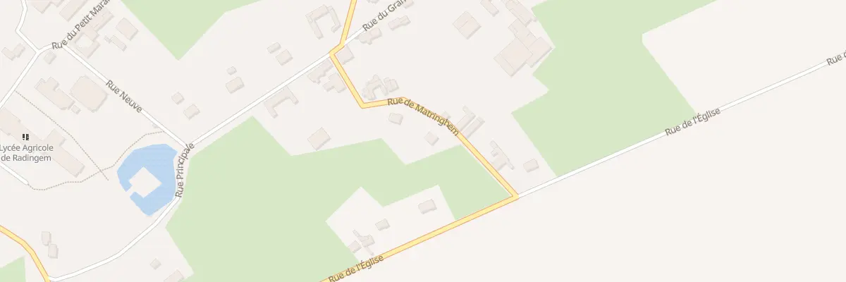 Plan du 6 Rue de Matringhem à Radinghem