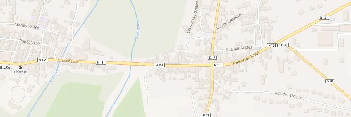 Plan du 9 Av du 8 Mai à Chârost