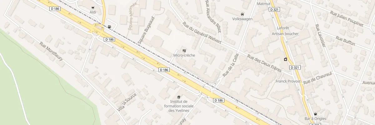 Plan du 42B Bd Saint Antoine au Chesnay-Rocquencourt
