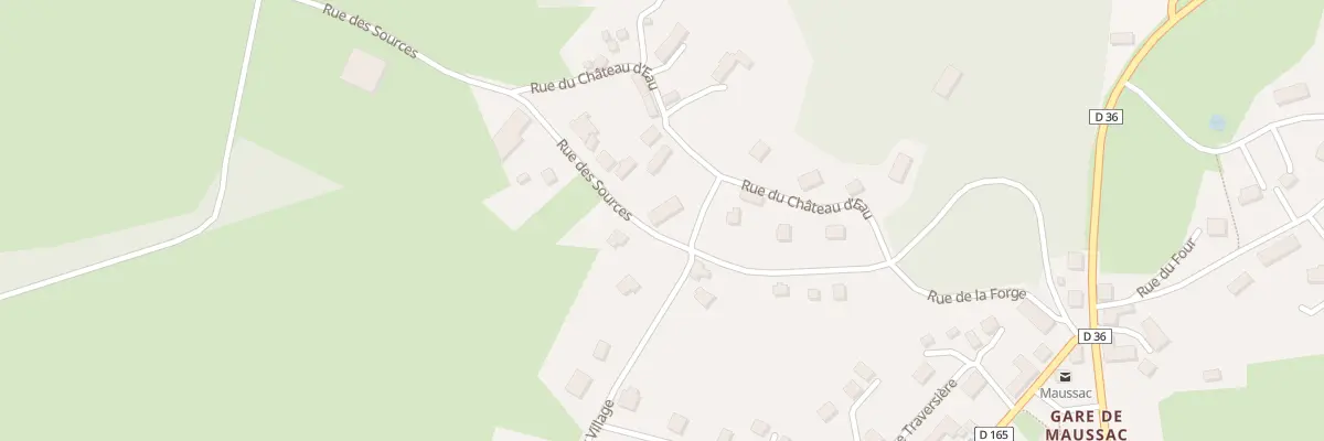 Plan du 6 Rue des Sources à Maussac