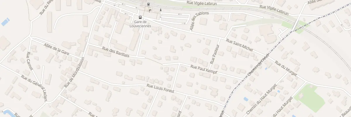Plan du 3 Rue Paul Kempf à Louveciennes