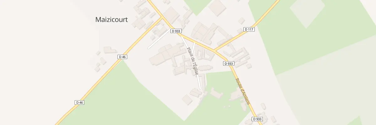 Plan du 4 Pl de l’Eglise à Maizicourt