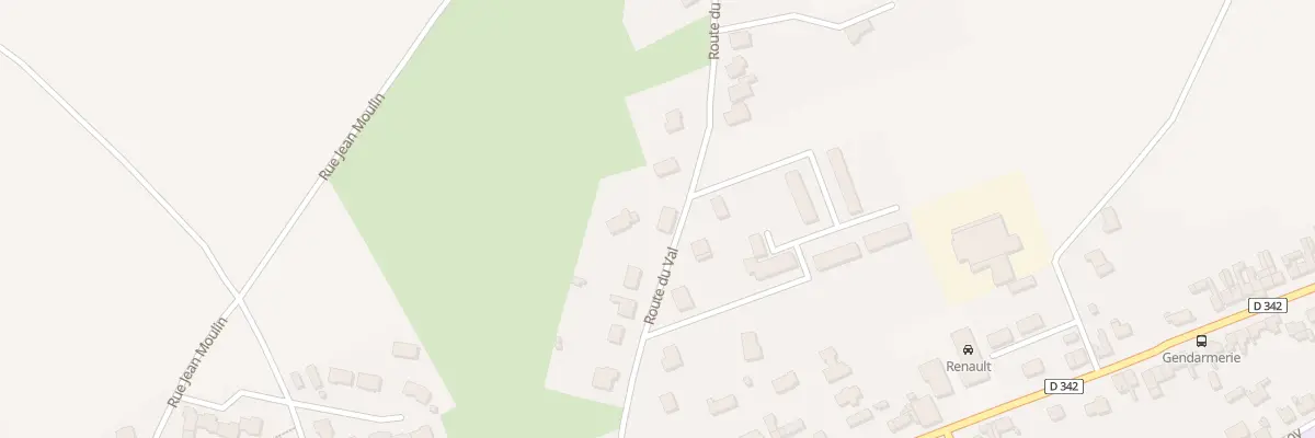 Plan du 12 Rte du Val à Lumbres