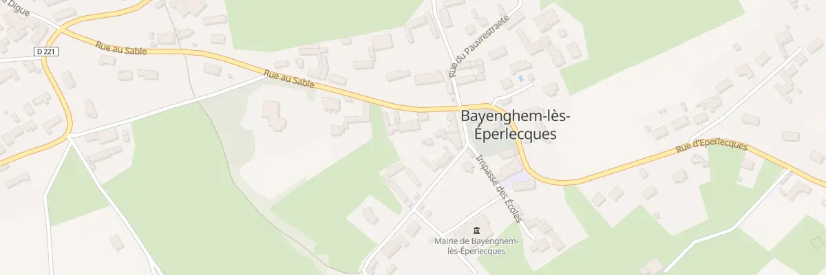 Plan du 10402 Rue des Sables à Bayenghem-lès-Éperlecques