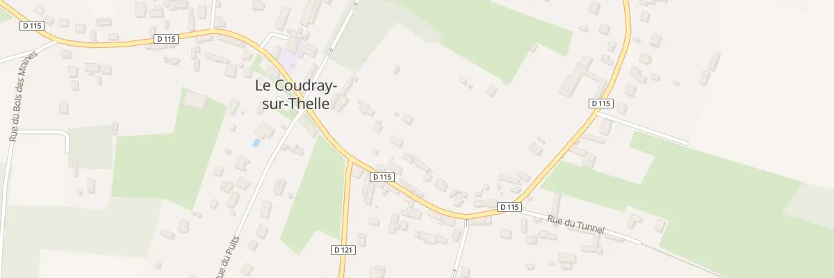 Plan du 6644 Rue Principale au Coudray-sur-Thelle