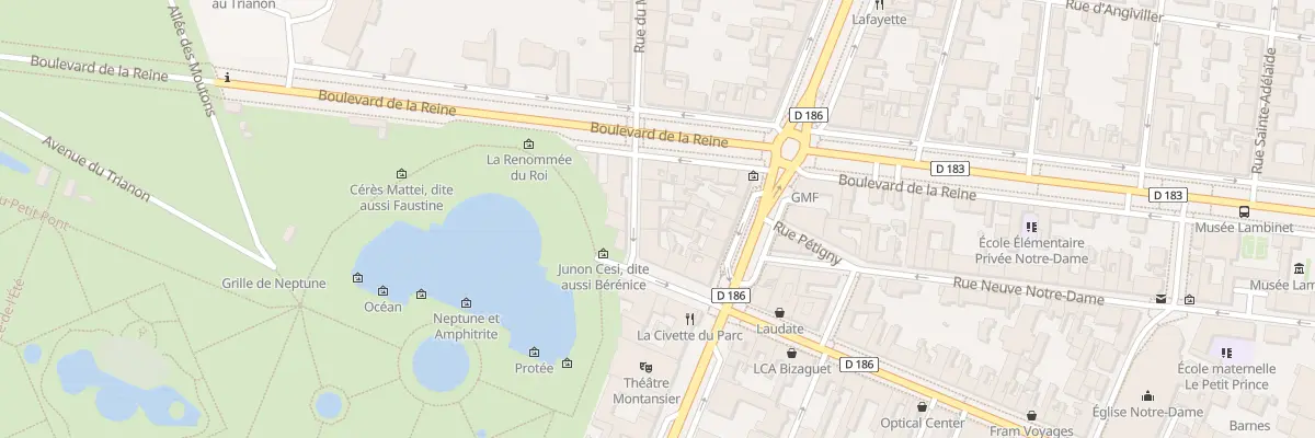 Plan du 4 Rue Maurepas à Versailles