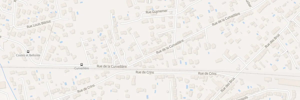 Plan du 110 Rue de la Curveillère à Albi